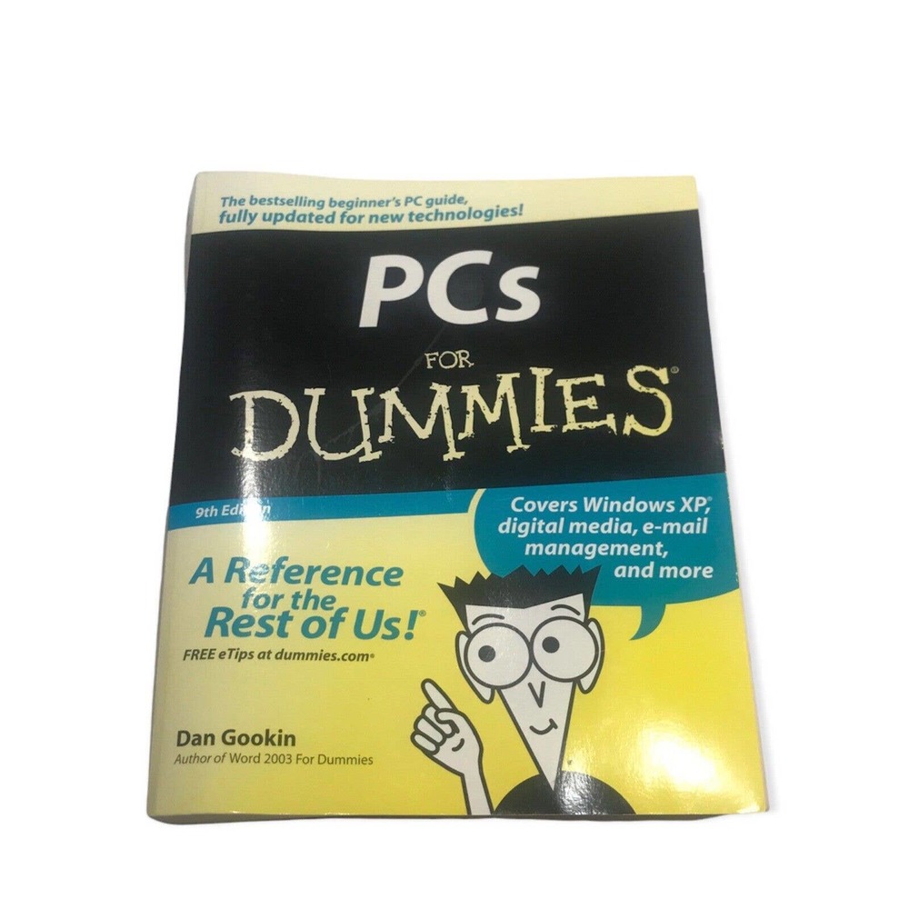 PCs for Dummies Dan Gookin 9th Edition 2003 Good